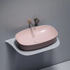 Ceramica Nova Element CN6049MP Умывальник чаша накладная овальная, 60x38, цвет: розовый матовый