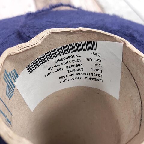 Вспушенный хлопок LANIFICIO DELL OLIVO / DAVOS 750 чернильно-синий