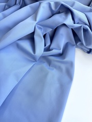 Плащовая смесовая ткань, цвет Голубой