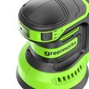 Эксцентриковая шлифмашина акк. Greenworks OS325, 24V, 125 мм, 5000-8000-11000 об/мин, амплитуда 2.4 мм, 1х2Ач, ЗУ, кор (3100907CUA) — фото 2
