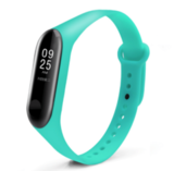 Силиконовый ремешок Silicon Loop для Xiaomi Mi Band 5, 6 (Мятный - Teal green)