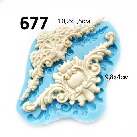 Молд Вензеля 10,5х8см, Арт.PO-0677, силикон