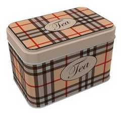 Баночка жестяная для хранения чая и кофе  Клетка Барбери, 400 мл