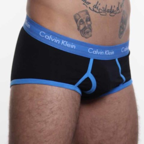 Мужские трусы брифы Calvin Klein 365 Black Blue Brief CK15202