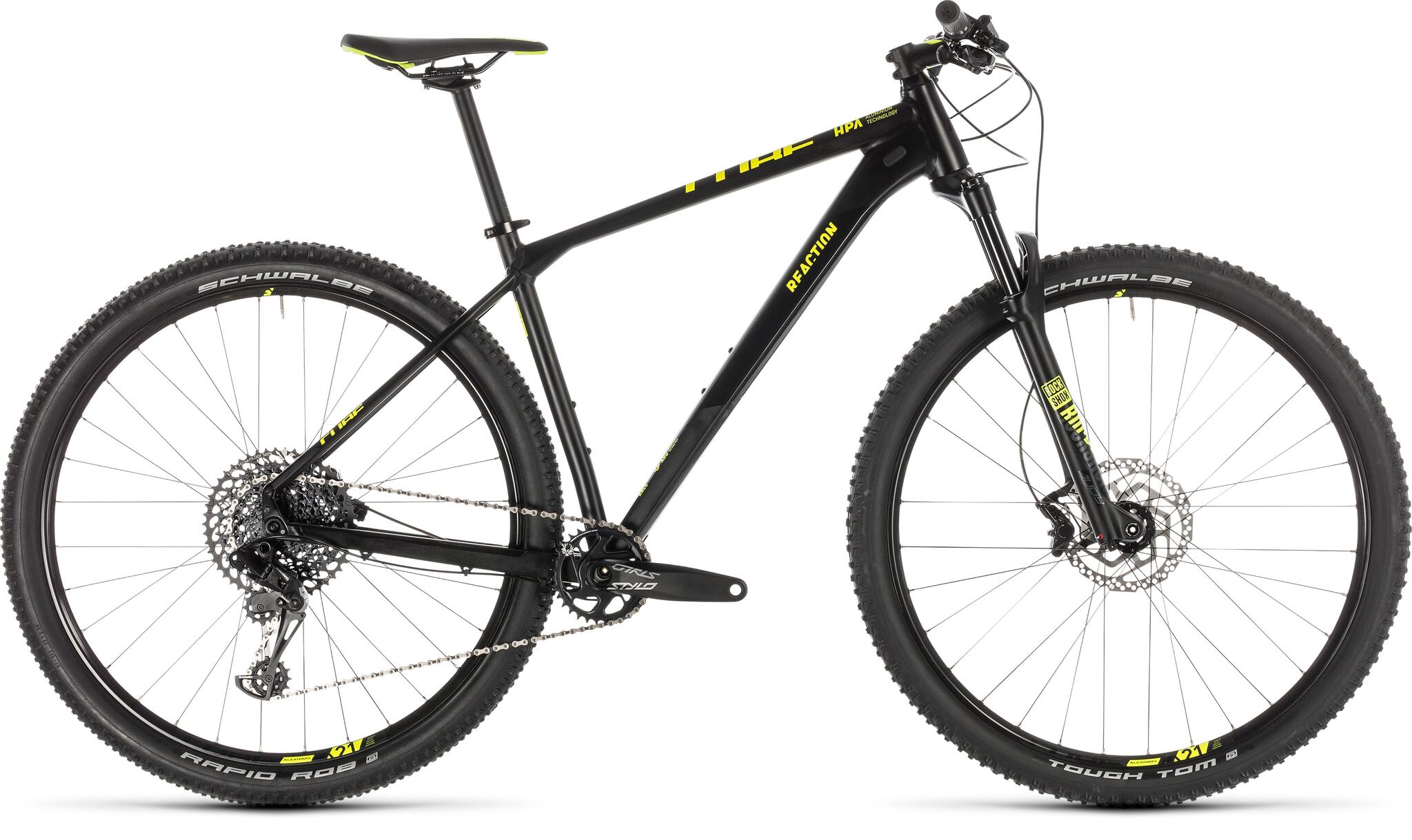 CUBE 2019 REACTION RACE 29 black n flashyellow 21 112 300 Adrenalin