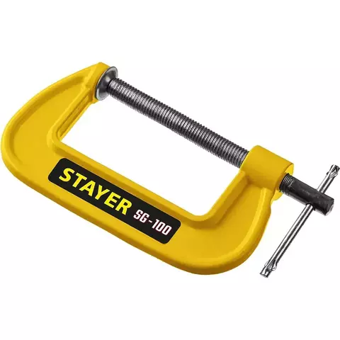 STAYER SG-100 100 мм, Чугунная струбцина G (3215-100)