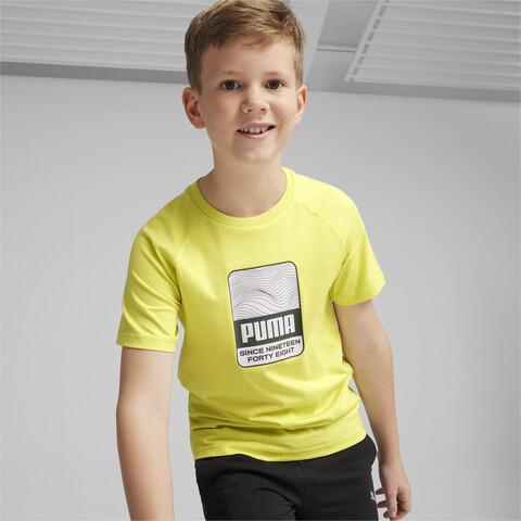 Футболка Puma ACTIVE SPORTS Graphic Tee B Lime Sheen