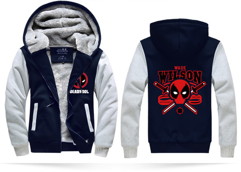 Куртка утепленная с капюшоном Дэдпул — Jacket Deadpool