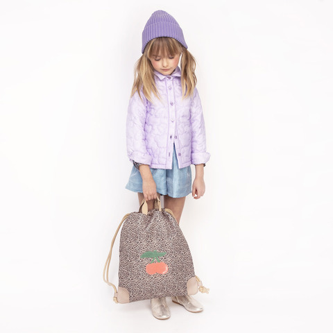 Сумка для обуви и спортивной формы Jeune Premier City Leopard Cherry