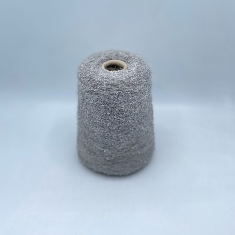 Loro Piana (пр.Италия) art- Bouclerone 500м/100гр, 82% Беби сури альпака, 18% Полиамид цвет- Серый, арт.35835