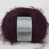 Пряжа Gazzal Marilyn & Merinos 8268 баклажан