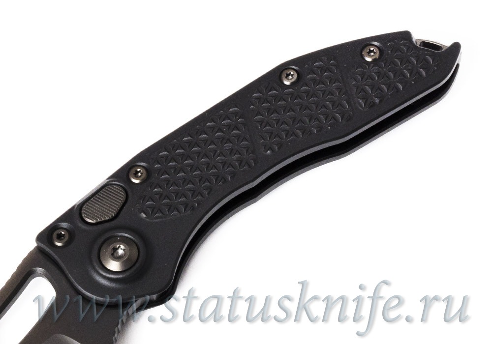 Нож Microtech Stitch Auto 169-3DLCTSH Serrated Shadow