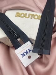 Молния тракторная, разъемная, однозамковая YKK тип 5 580 черная