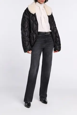 Dorothee Schumacher Пуховик оверсайз с оторочкой мз эко-меха