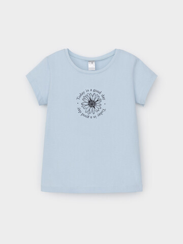 фуфайка  для девочки  КП 302763/голубое стекло