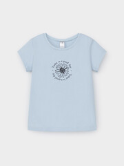 фуфайка  для девочки  КП 302763/голубое стекло