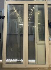 Дверь Пластиковая Б/У 218(в) х 149(ш) Штульповая (Балконный блок)