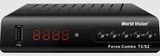 ТВ ресивер World Vision FOROS COMBO, тюнер цифровой HD TV, спутниковая приставка для телевизора (DVB-T2, DVB-S, DVB-S2, DVB-C)