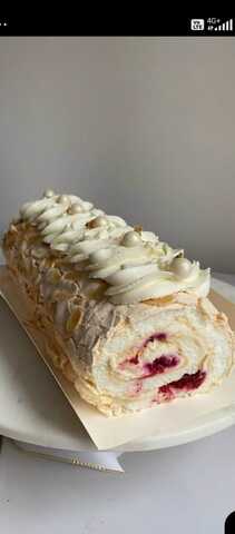 Меренговый рулет