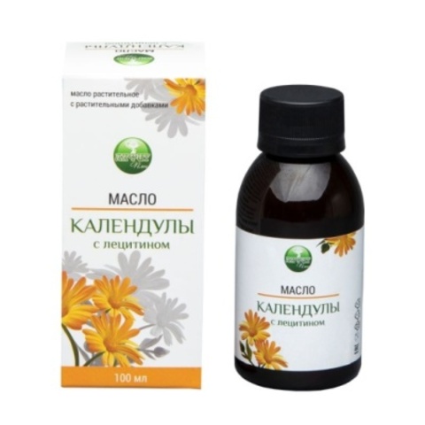 Масло календулы с лецитином, 100 мл., Алфит Плюс