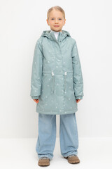 пальто  для девочки  ВК 32172/н/2 УЗГ