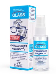 Флоресан CRYSTAL GLASS Жидкость очищающая для мониторов, линз очков и цифровой техники 50мл (Ф-290)