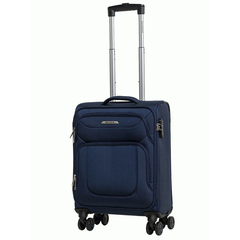 Чемодан Redmond тканевый облегченный ручная кладь Синий NF06L20NV 54х20х38 см без расширения