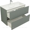 Aquanet 332518 Тумба с раковиной Джейн 90 цв.мисти грин (раковина Фортуна) (332518)