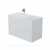 Aquanet 365922 Тумба с раковиной Nova Lite 2.0 90 L 2 ящ. цв. белый глянец (365922)