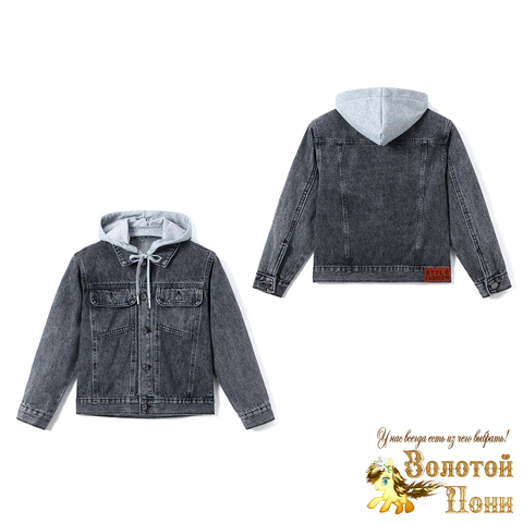 Куртка джинс/подр м (8-15) 260419-WT126
