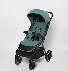 Прогулочная коляска Ining Baby 2024 (ф-я автоскладования, green)