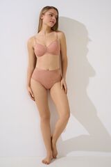 Бюстгальтер с формованными чашками без косточек LISCA OPAL 20378_Розовый песок
