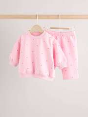 Свитшот и легинсы в комплекте для девочки Next B27-524, Розовый