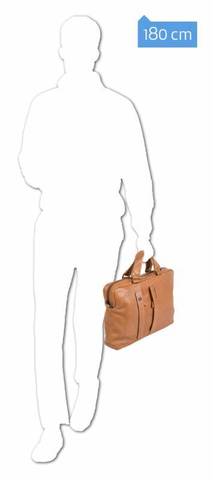 Сумка Piquadro Pulse CA1903P15/BLU3 синий натур.кожа