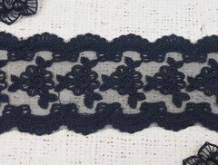 Вышивка на сетке, ш. 7 см.