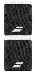 Напульсник теннисный Babolat Logo Jumbo Wristband - black/white