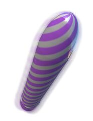 Фиолетовый вибратор Sweet Swirl Vibrator - 21,3 см. - 