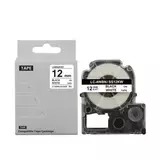 Лента Epson Tape LK-4WBW Strng adh Blk, Wht 12, 9