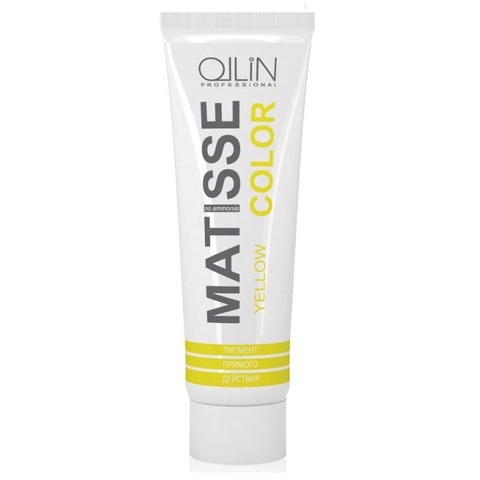 OLLIN matisse color yellow/жёлтый 100мл пигмент прямого действия