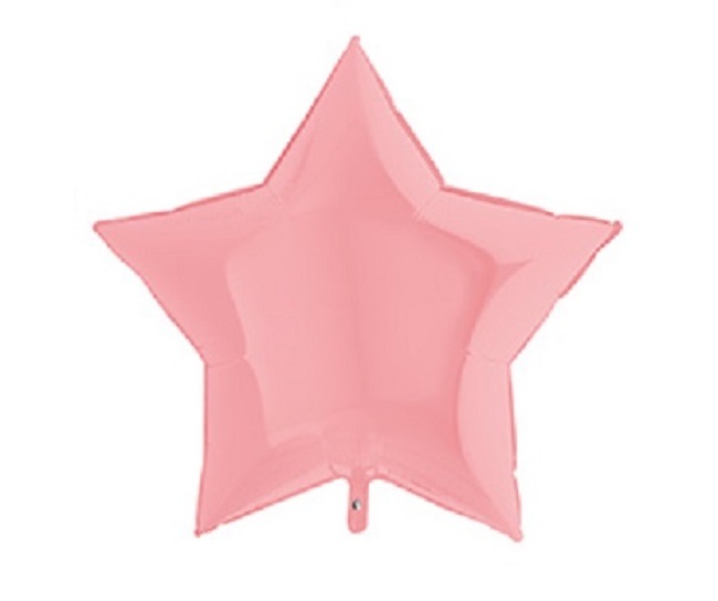 Г 36''/91 см, Звезда, Матовый, Pink (Розовый), 1 шт.