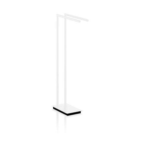 Decor Walther 0504850 Decor Walther Straight 2 Полотенцедержатель двойной 38xh80см, напольный, цвет: белый матовый