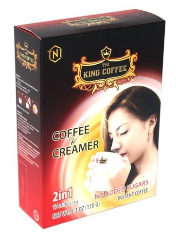 Растворимый кофе 2в1 TNI King Coffee - 15 х 10 гр.