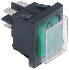 3319464 LF Зеленый двухполюсный переключатель (O-I) с защитным колпачком