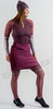 Утепленная юбка Noname Ski Skirt 24 wine red/dk rasberry Wos женская