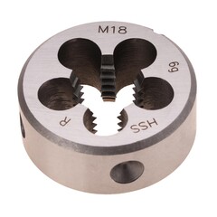 Плашка М18х2,5 DINEN22568 HSS 6g 45х18мм Terrax by Ruko 237180TX