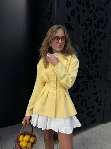 Блейзер Lemon tree лимонный