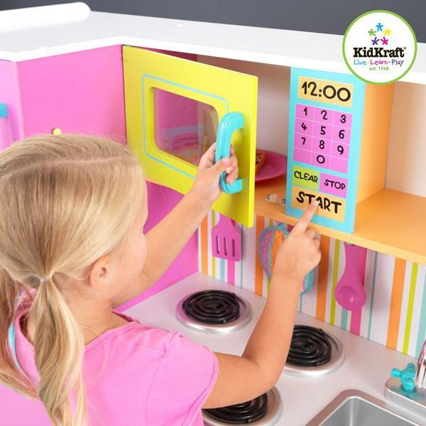 Deluxe big bright kitchen by kidkraft sale