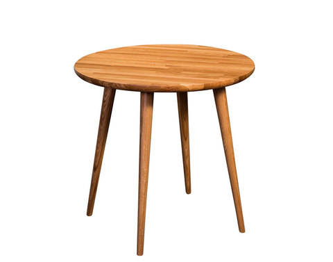 Стол (для кухни, столовой, гостиной) журнальный Vortex Oak, Материал каркаса - Массив дуба, Цвет каркаса - Натуральный дуб,