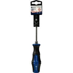 Отвертка ударная КОБАЛЬТ Ultra Grip PH-2x100 мм S2, двухкомпонентная рукоятка (1 шт.) подвес (Арт. 646-591)