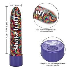Мини-вибратор Shake It Off Powerful Mini Vibrator - 12,75 см. - 